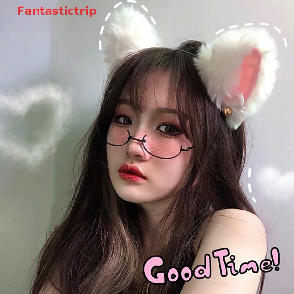 Cài Tóc Tai Mèo Phối Lông Đáng Yêu Thời Trang Mới