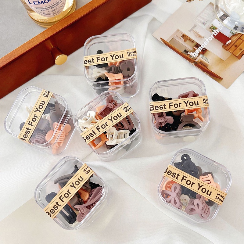 Kẹp Tóc Chống Trượt Bằng Acrylic Thiết Kế Nhỏ Nhắn Thời Trang Xinh Xắn