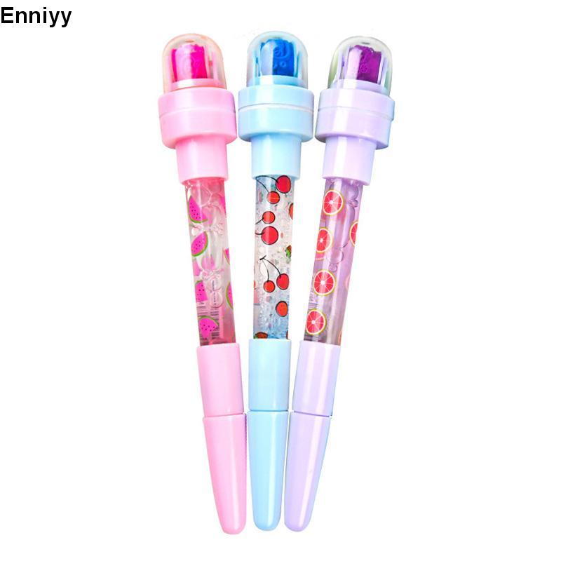 ✨✨Bút Bi Lăn 5 Trong 1 Đa Chức Năng Có Con Dấu IN Hình Dễ Thương Cho Bé