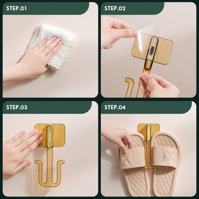 Giá Treo Dép Gắn Tường Nhà Tắm / Vệ Sinh Tiện Dụng