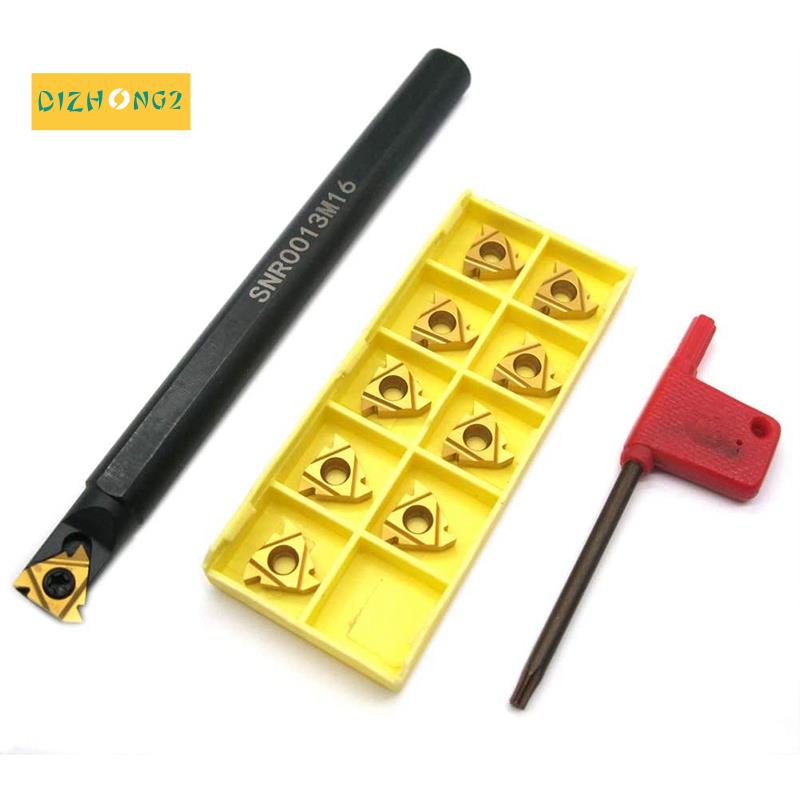 Thanh Chèn Ren 1 / 2 Inch Kèm 10 Cờ Lê 16IR AG60 Chuyên Dụng Cho Máy Tiện T15
