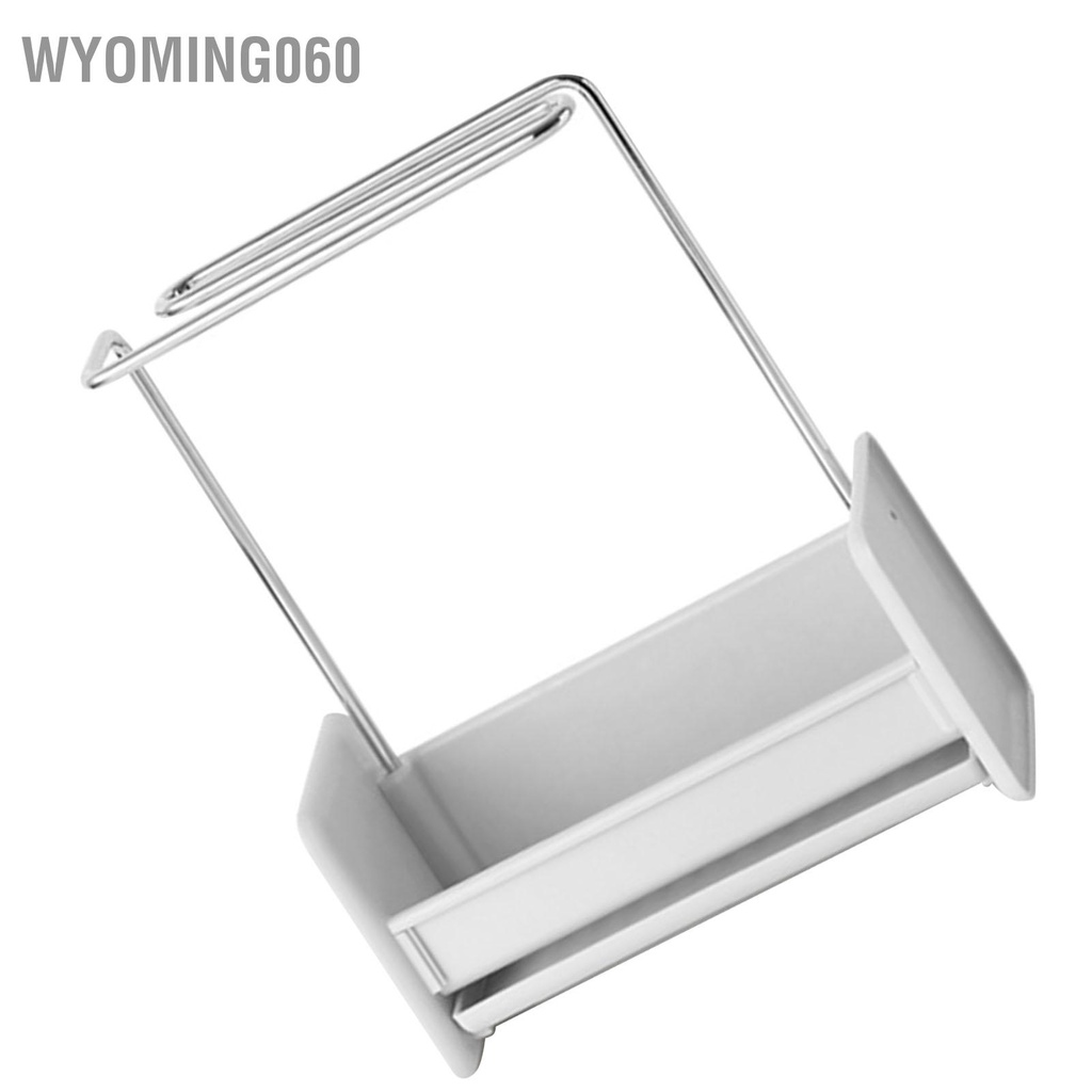Wyoming060 Bát đĩa Giá treo khăn bằng thép không gỉ PP Có thể tháo rời Đáy rỗng Móc rửa chén cho Nhà bếp Bọt biển Thép Len