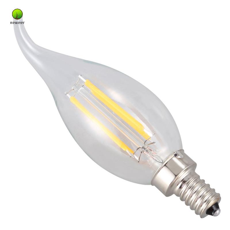 Bóng Đèn Dây Tóc E12 COB Hình Ngọn Nến