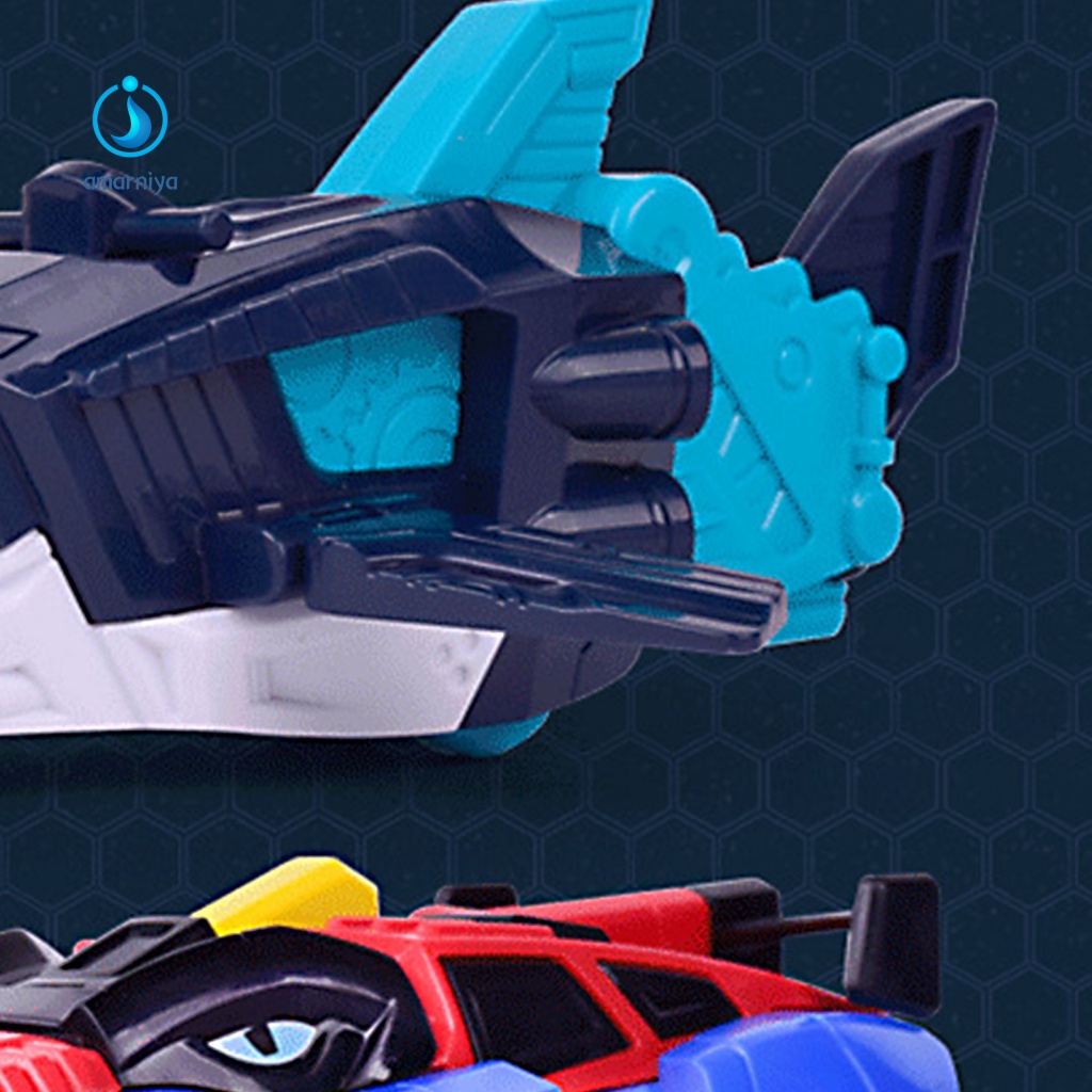 1 Bộ Mô Hình Xe Hơi Biến Hình Khủng Long Bằng Nhựa Cho Bé