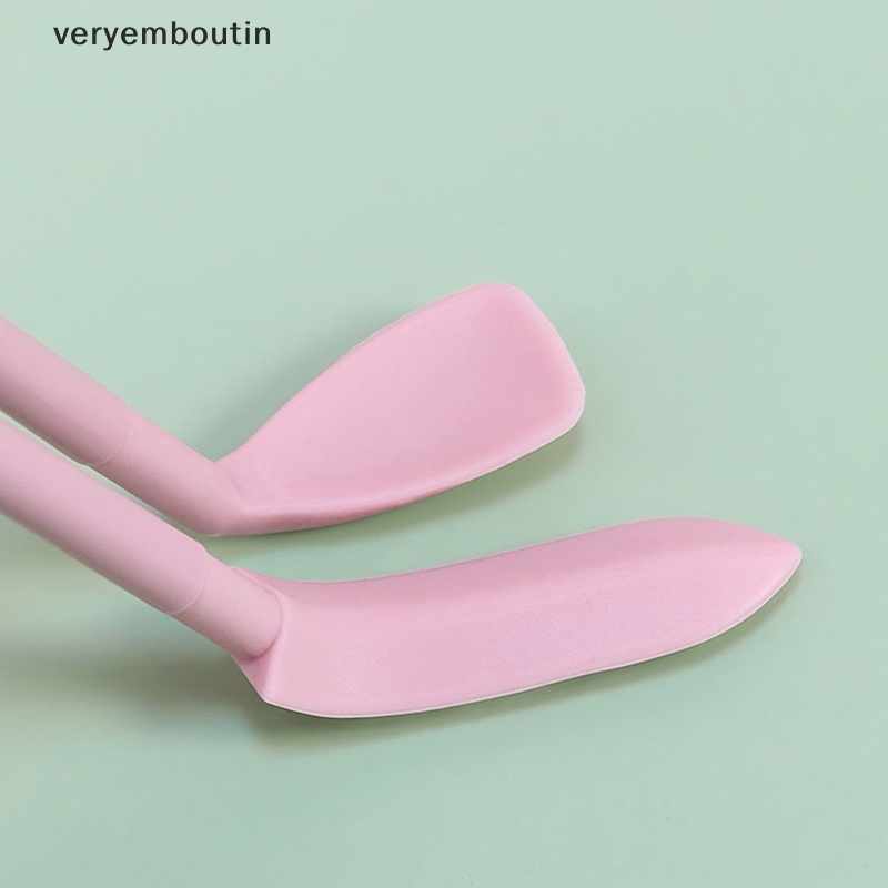 Muỗng Silicone Mini Hai Đầu Dùng Múc Kem Trang Điểm Tiện Dụng