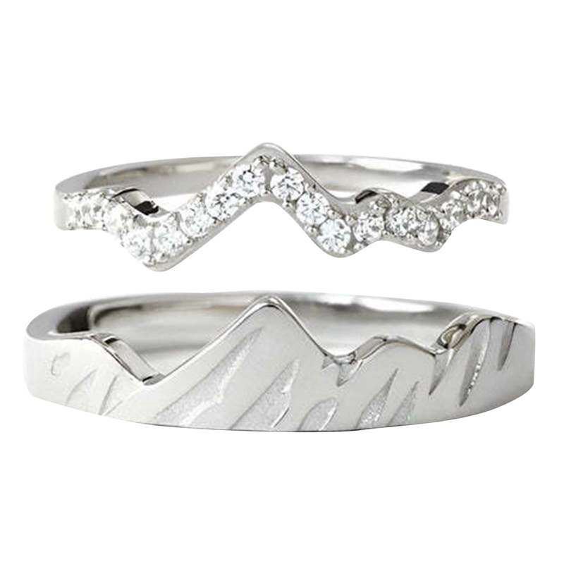 Ygt Bộ Nhẫn Đính Đá Zircon Kiểu Vintage Thời Trang Cho Nữ