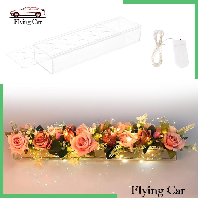 Chậu Hoa Bằng Acrylic Dùng Trang Trí Bàn Tiệc Cưới / Lễ Kỷ Niệm Lzdjfmy2