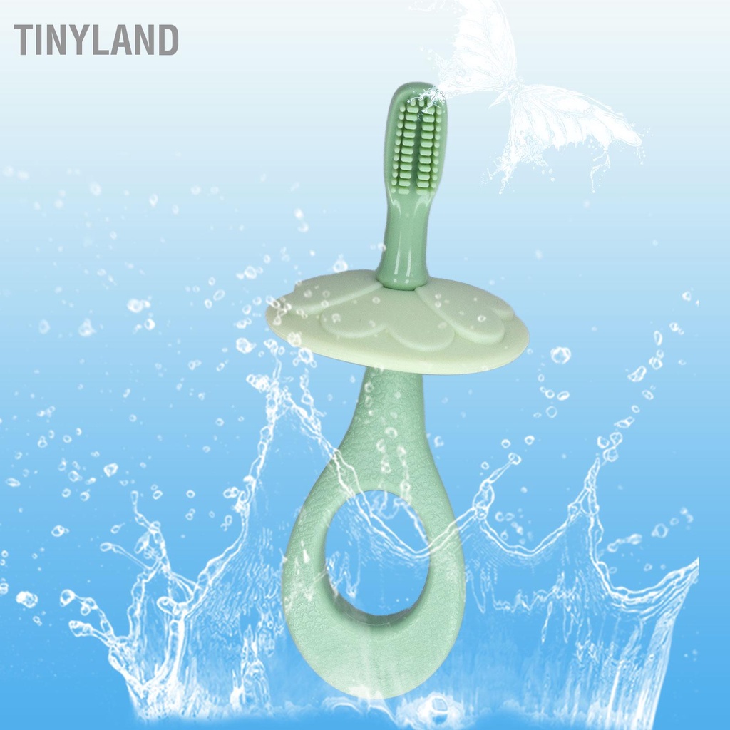 MONEY TinyLand Bàn Chải Đánh Răng Cho Bé Chất Liệu Silicone Sạch 360° Kích Thích Nướu Nhạy Cảm Trẻ Em
