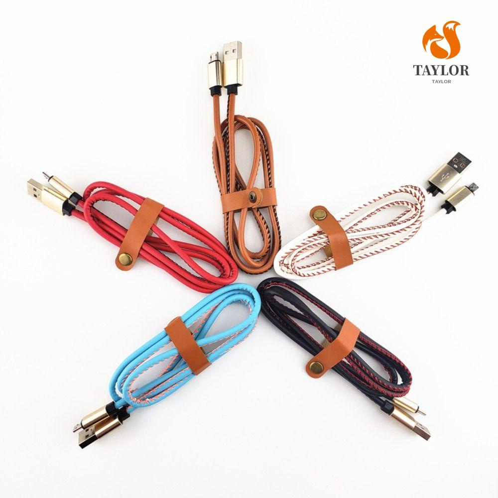 Dây Cáp Sạc Dữ Liệu USB Loại C 2A Bằng Da PU TAYLOR1 Dành Cho Điện Thoại Di Động