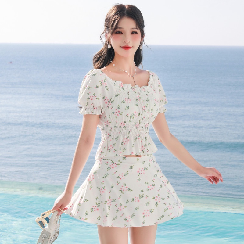 Đồ Bơi Một Mảnh Họa Tiết Hoa Thời Trang Mùa Hè Mới Cho Nữ