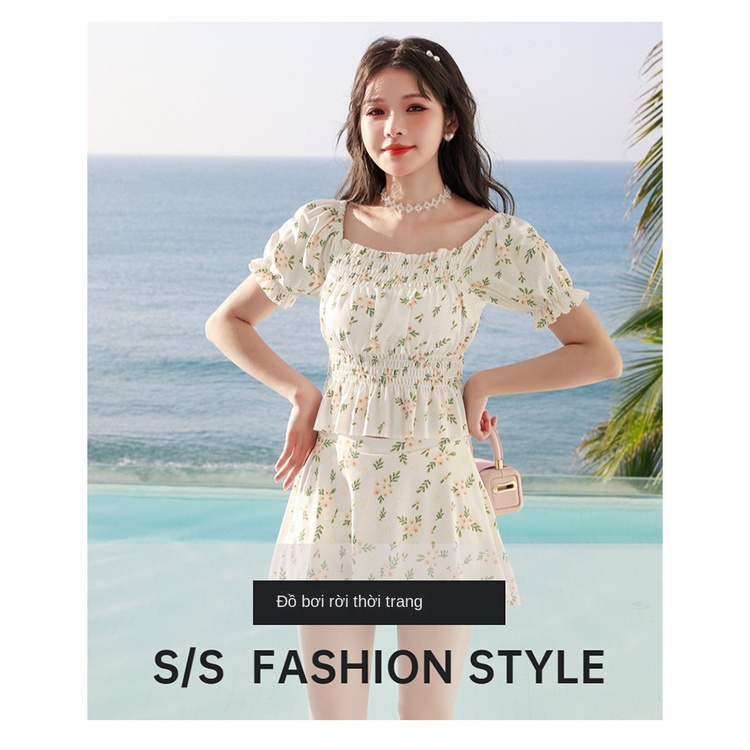 Đồ Bơi Một Mảnh Họa Tiết Hoa Thời Trang Mùa Hè Mới Cho Nữ