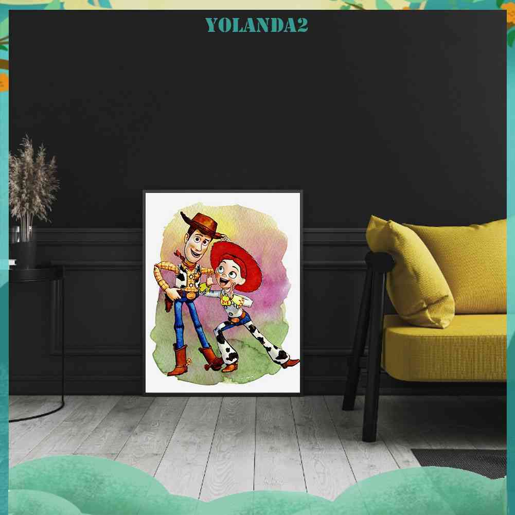 Bộ Tranh Đính Đá 5D Họa Tiết Hoạt Hình Độc Đáo DIY Dùng Trang Trí Nhà Cửa