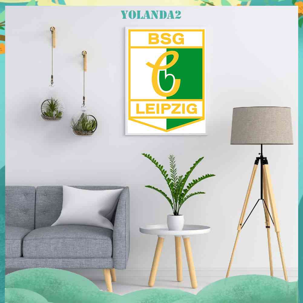 Bộ Tranh Đính Đá 5D Họa Tiết Logo Đội Chemie Leipzig Độc Đáo DIY BSG Chemie B4642