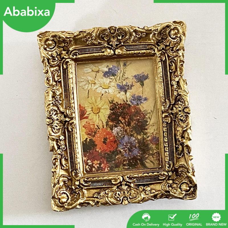 [Ababixa] Khung Ảnh Để Bàn Bằng Nhựa Resin Cổ Điển Trang Trí Phòng Ngủ / Văn Phòng / Làm Quà Tặng