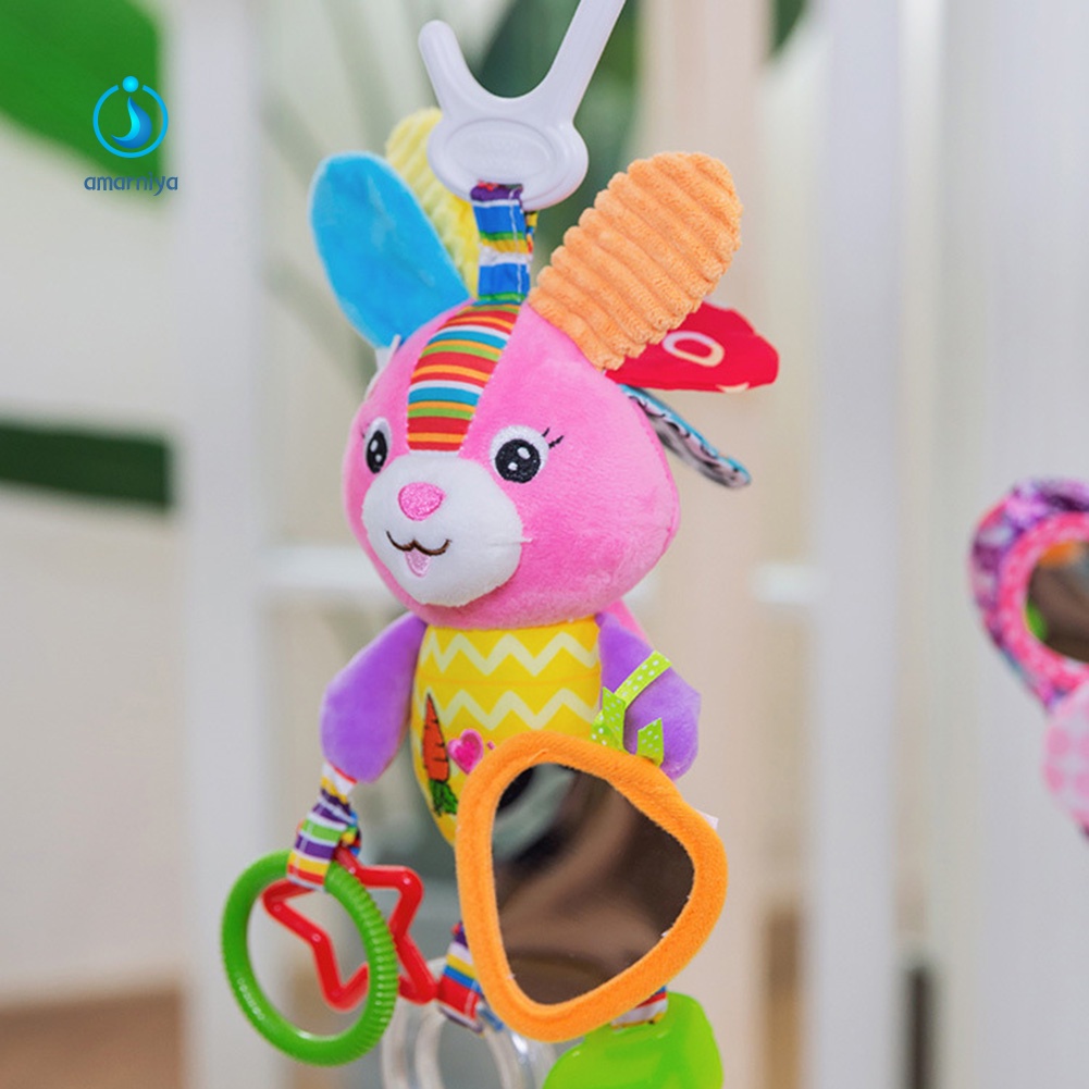 Búp Bê Treo Nôi Hình Chim / Bướm / Thỏ Mềm Mại Cho Bé