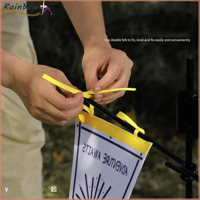 Cờ Mềm In Họa Tiết Nhiều Màu Sắc Gọn Nhẹ Tiện Dụng Mang Theo Cắm Trại