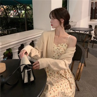 Đầm hoa DUOHANZI kiểu Pháp mới cho nữ