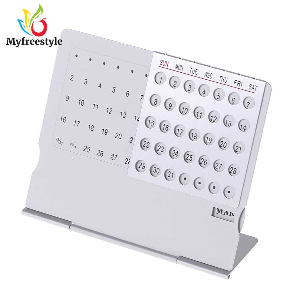 Lịch lắp ráp hợp kim nhôm có thể gập lại bền màu bạc cho đồ dùng văn phòng