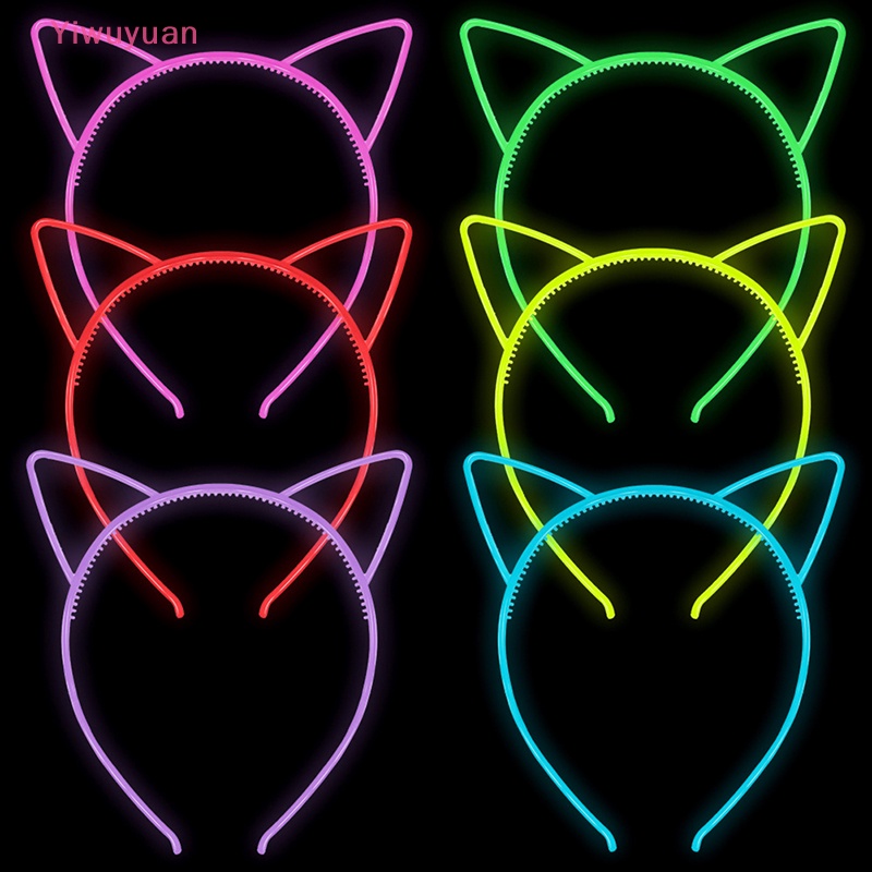(MớI) Băng BuộC ĐầU HìNh Tai MèO PháT SáNg Cho Bé GáI