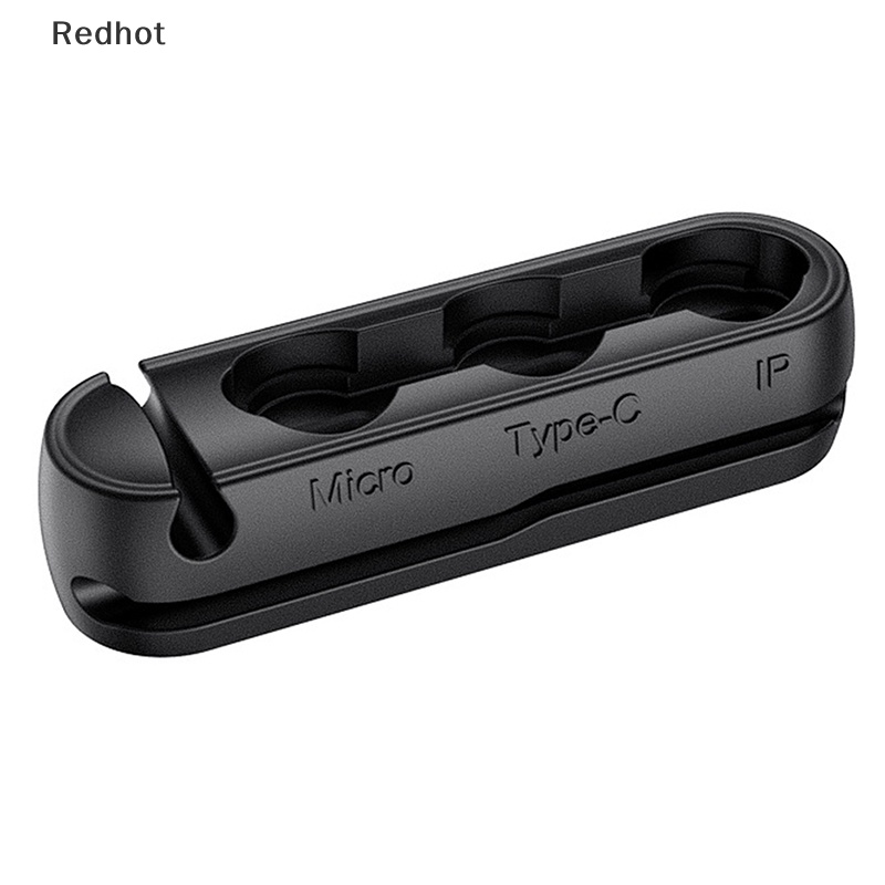 Hộp Đựng Dây Cáp Sạc Từ Tính Màu Đen Nhỏ Gọn