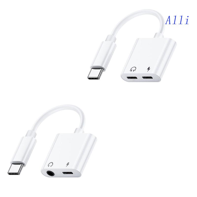 Bộ Chia Cổng USB Type C 2 Trong 1 Cho Giắc Cắm Tai Nghe 3.5mm