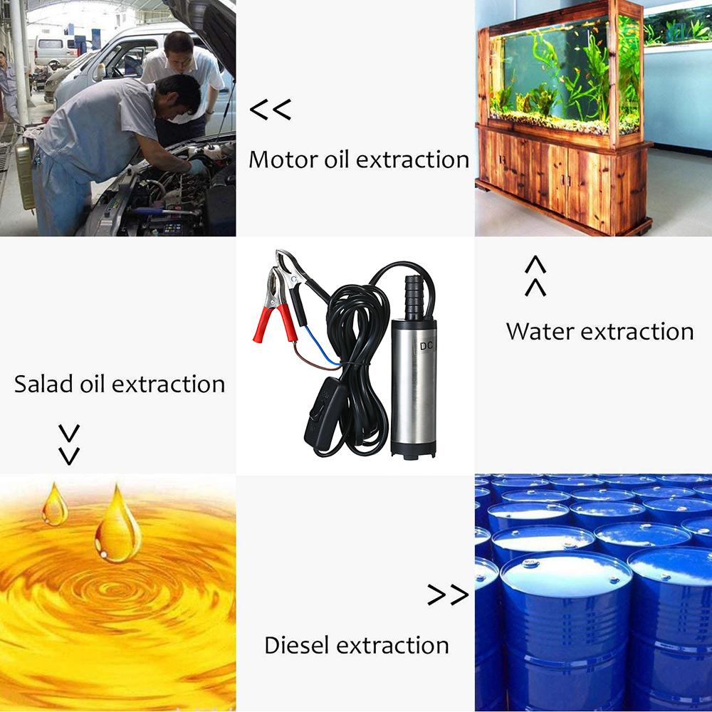 Bơm Nhiên Liệu 38mm DC 12V / 24V Chuyên Dụng