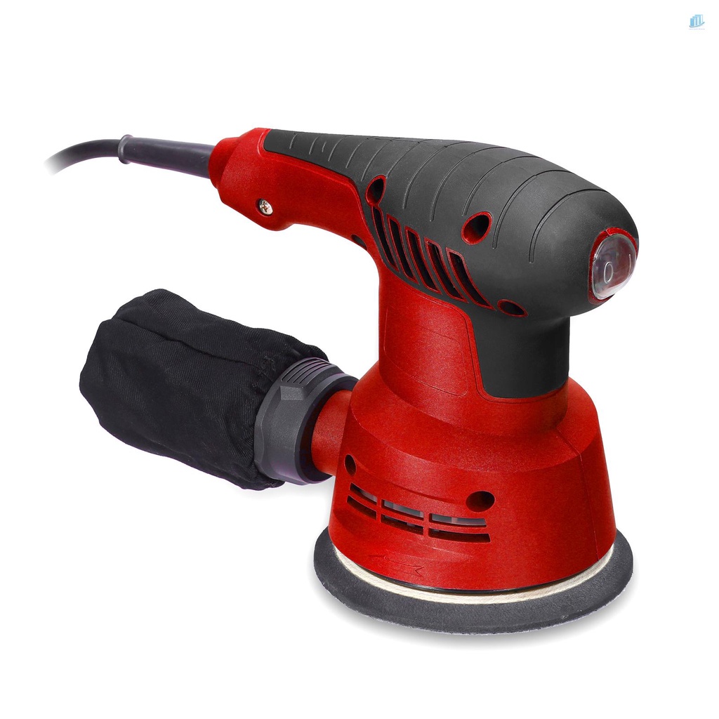 Máy Đánh Bóng Điện Tử Cầm Tay 300W 5 Inch 125mm Kèm Hộp Đựng 6 Tốc Độ Chống Bụi