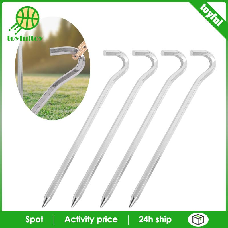 Set 4 Cọc Giăng Lều Trại Hình Lục Giác Tiện Dụng