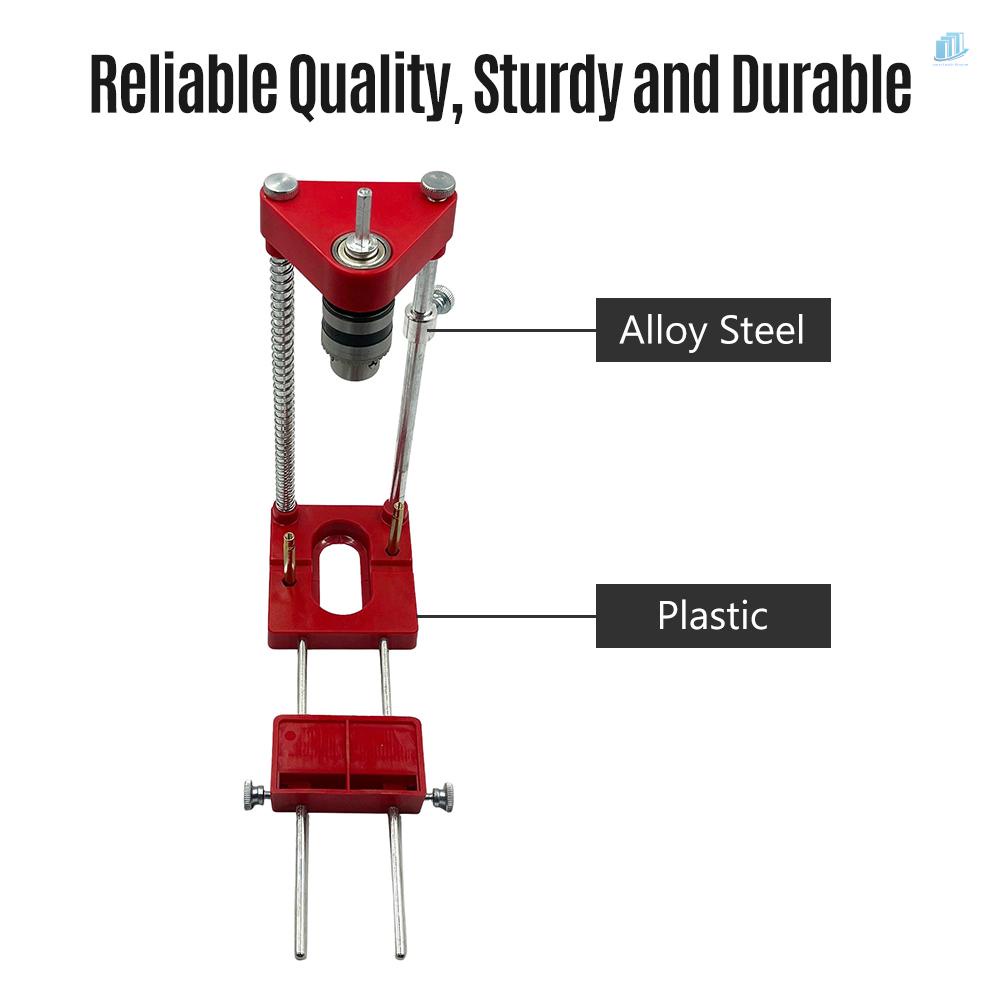 Bộ Dụng Cụ Định Vị Lỗ Khoan Điều Chỉnh Được DIY Cho Chế Tác Gỗ