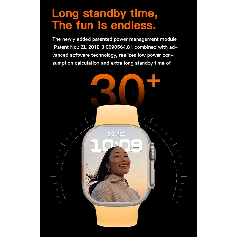 Đồng Hồ Thông Minh t800 Kết Nối bluetooth Màn Hình 1.99-inch hd android