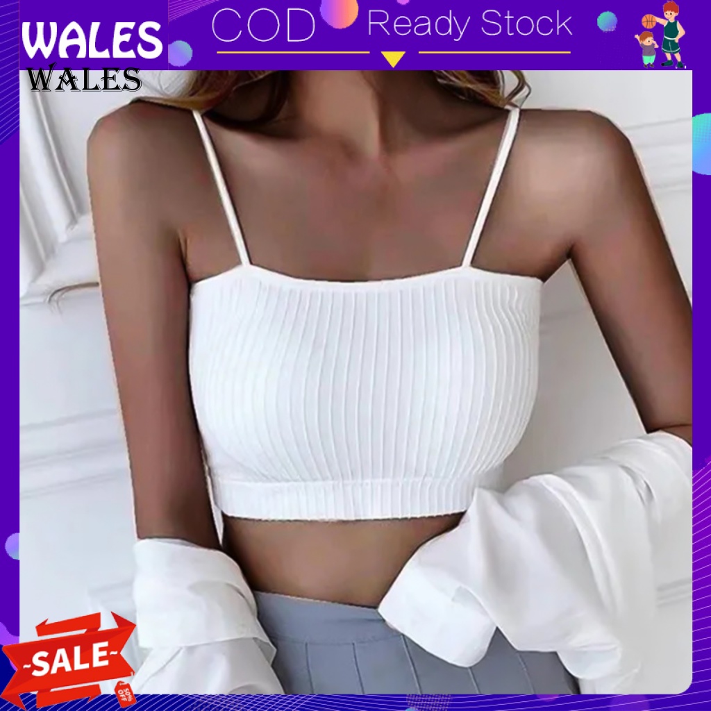 < Wales > Áo Ngực Không Dây Mùa Hè Cop Top