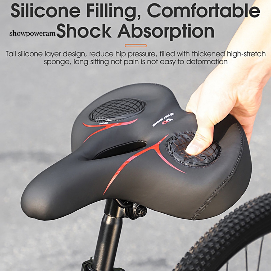 Yên Xe Đạp Leo Núi Giả Da Chống Trầy Xước Dễ Lắp Đặt