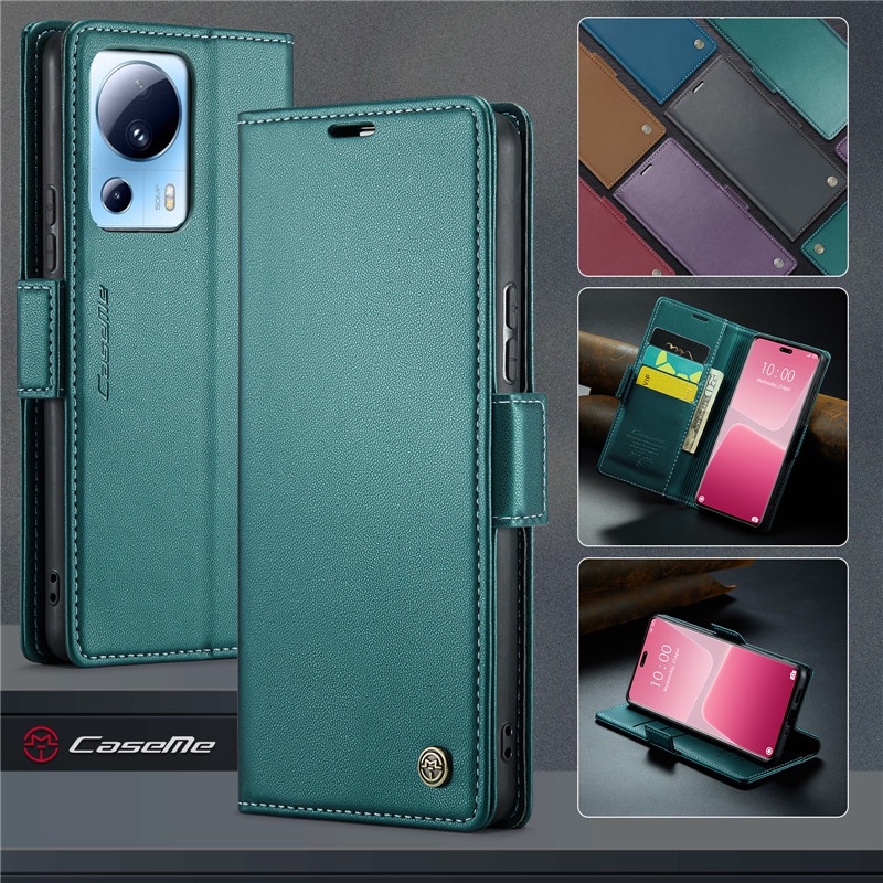 Ốp Điện Thoại Da Nắp Gập Kiểu Ví Dành Cho Redmi Note 12 11 10 9 Pro 11s 10s 9s