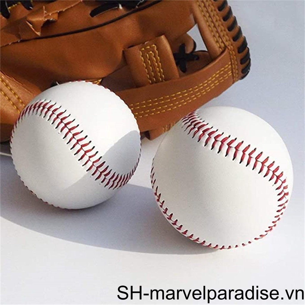 Quả Bóng Chày Bằng Da PVC Lõi Nút Bần 9 Inch Cho Người Mới Bắt Đầu