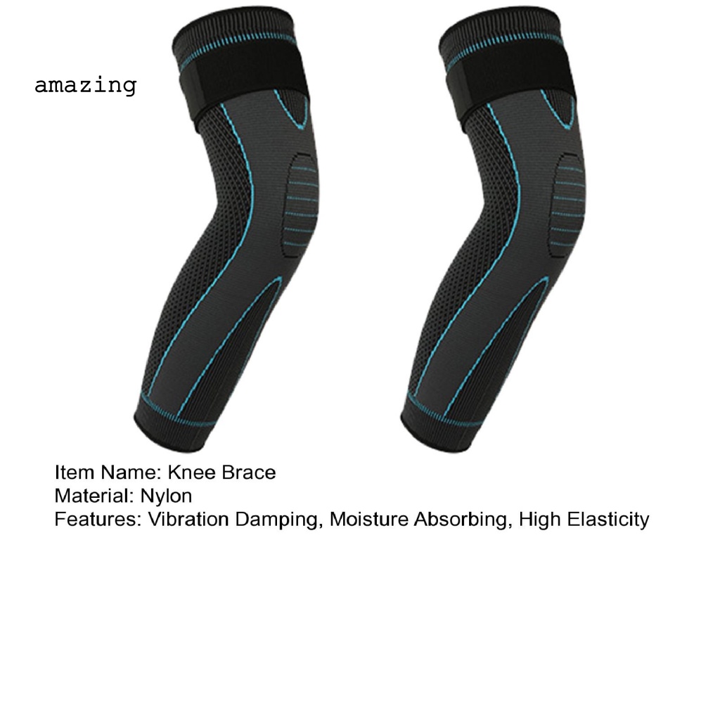 1 Đai Quấn Bảo Vệ Đầu Gối Giảm Rung Thoáng Khí Tiện Dụng Khi Chạy Bộ