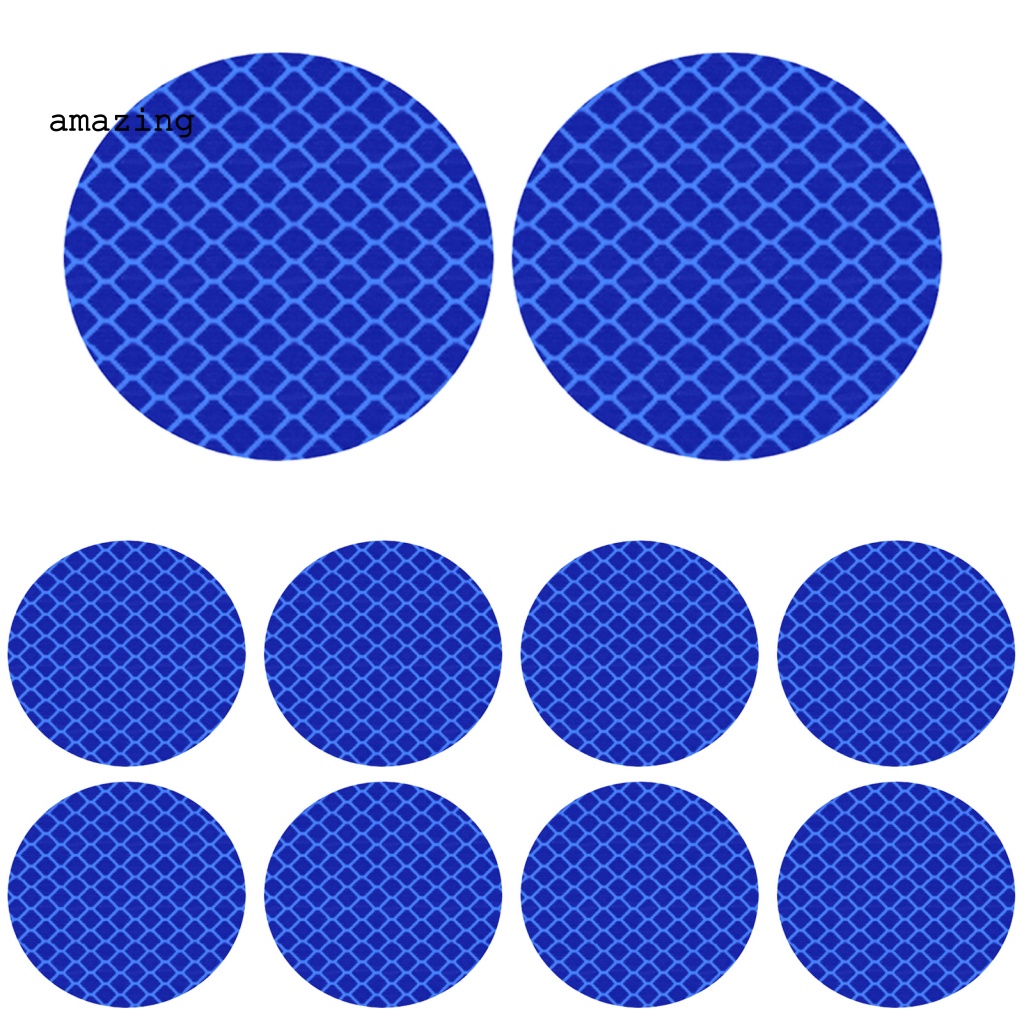 Bộ 10 Miếng Dán Phản Quang Cảnh Báo An Toàn Chống Nắng Cho Xe Đạp Điện