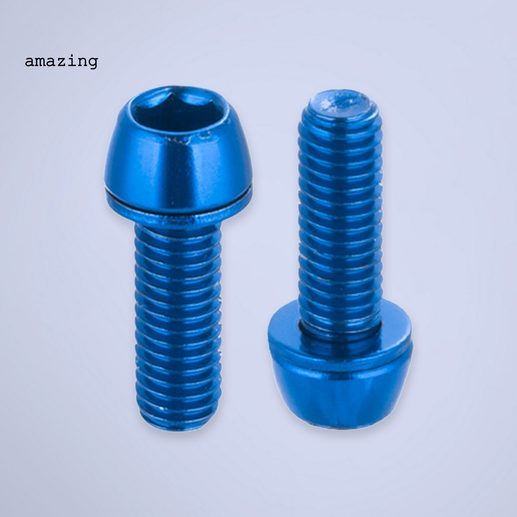 Set 2 Ốc Vít Cố Định Phanh Xe Đạp Bằng Hợp Kim CNC