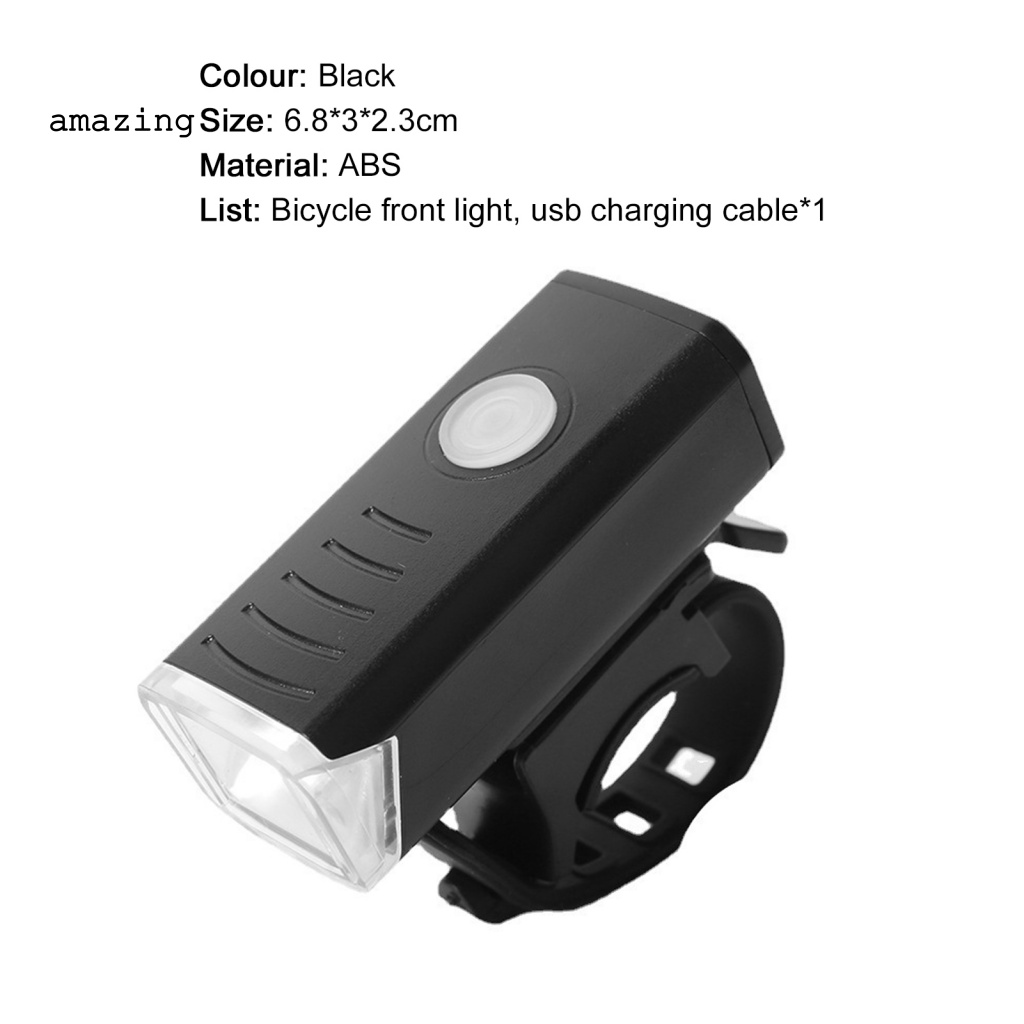 Đèn Pha Xe Đạp ABS Chống Trượt Có Thể Sạc Lại