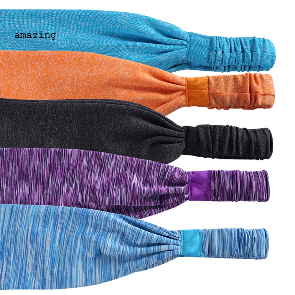 Băng Đô Thể Thao Unisex Co Giãn Thấm Hút Mồ Hôi