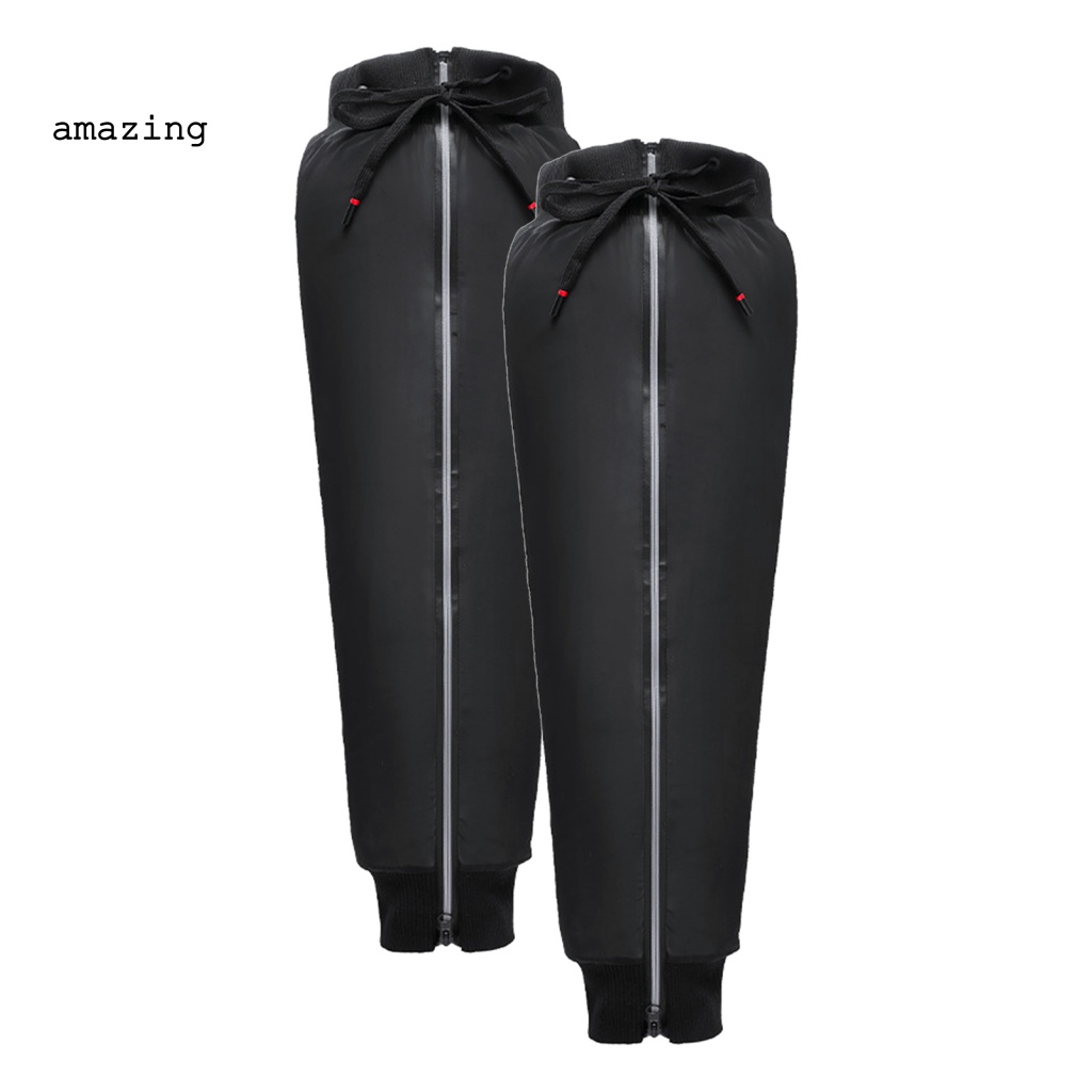 1 Cặp Vỏ Bọc Giày Bốt Đi Tuyết Phản Quang Chống Gió Bền Bỉ Dùng Khi Đi Cắm Trại / Leo Núi Ngoài Trời