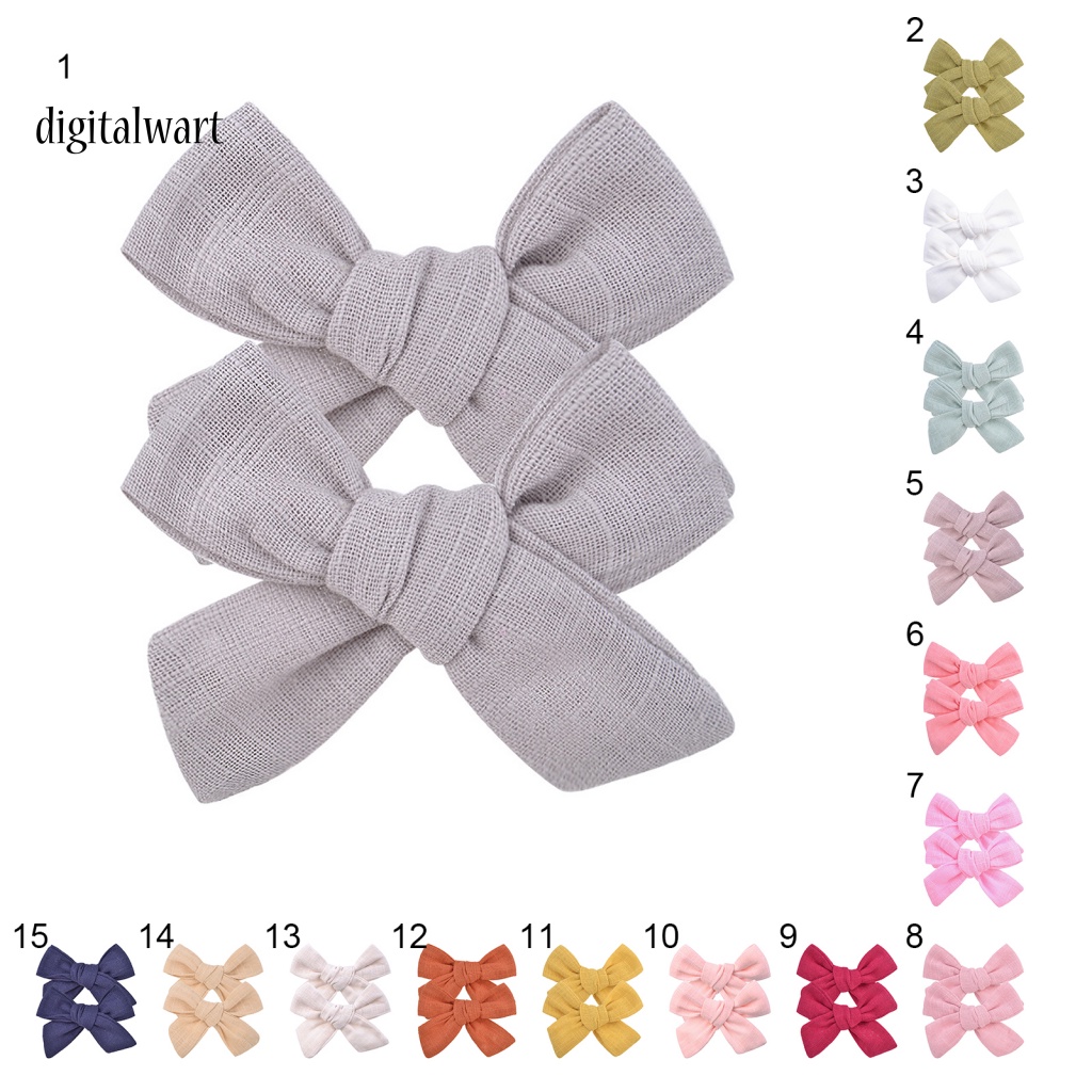 Kỹ Thuật Số| 1 Cặp Kẹp Tóc Hình Nơ Bằng Kim Loại Tinh Tế