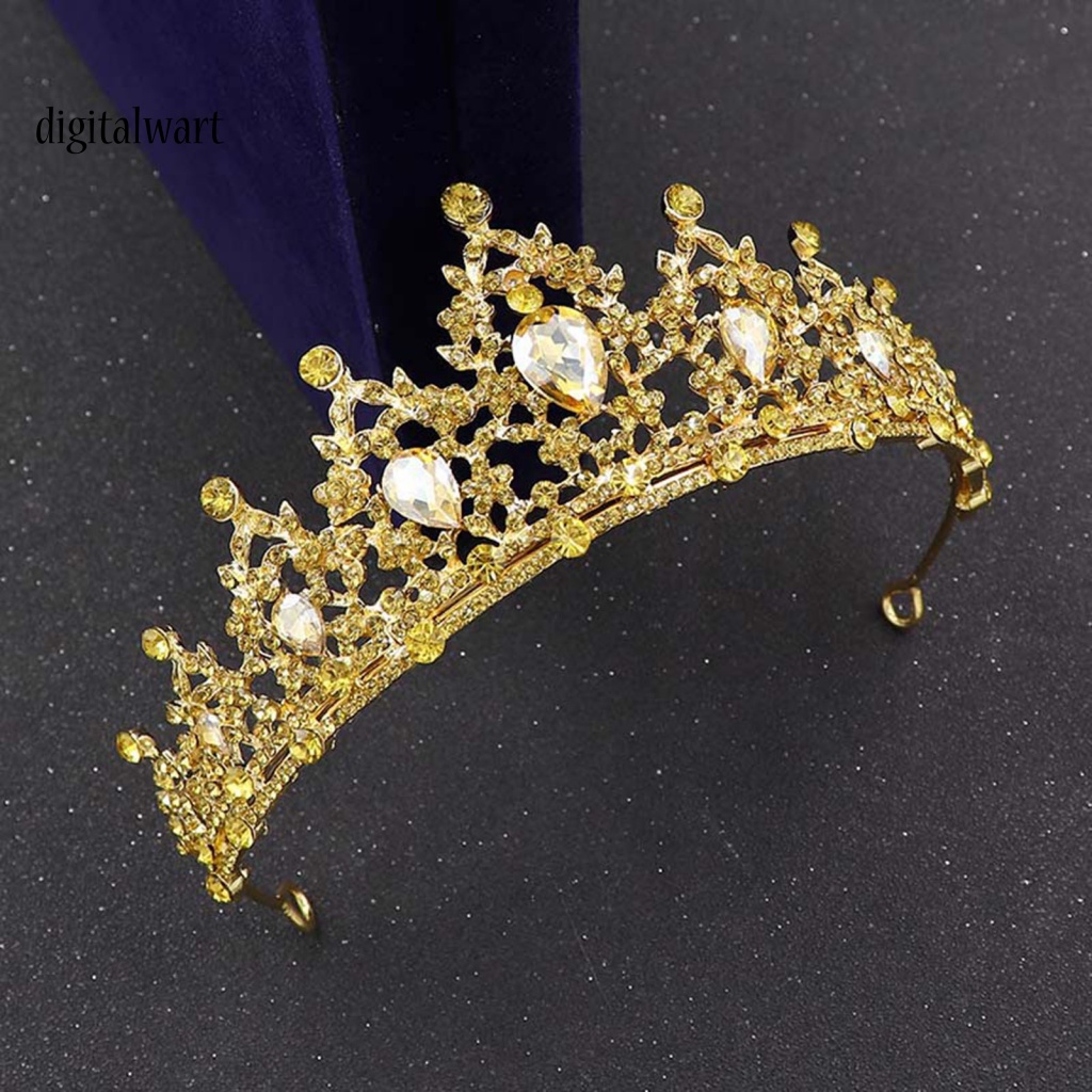 Kỹ Thuật Số| Vương Miện Công Chúa Đính Đá Phong Cách Baroque Thanh Lịch Dành Cho Cô Dâu