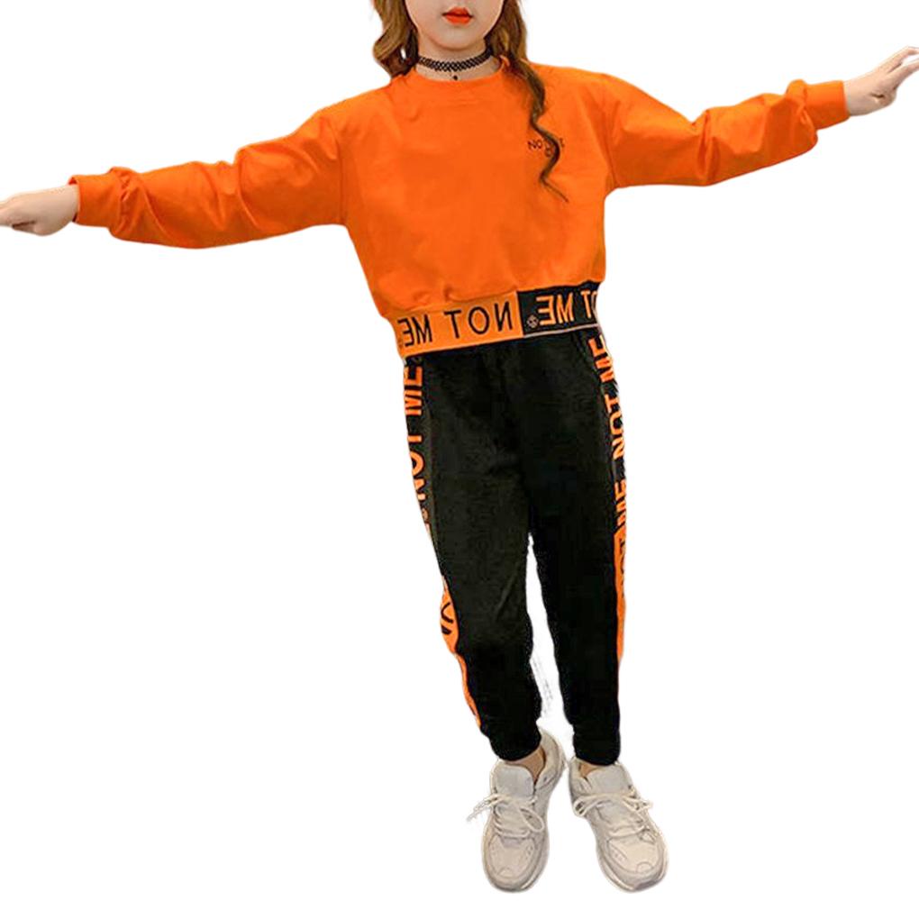 Bộ Áo Sơ Mi Cotton + Quần Dài Thể Thao Thời Trang Xuân Thu Cho Bé Gái