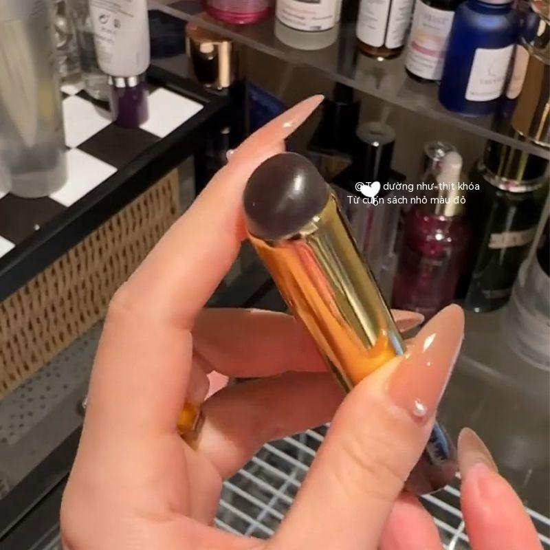 Bàn chải silicon đầu tròn Bàn chải môi cầm tay Bàn chải tàng hình son dưỡng môi