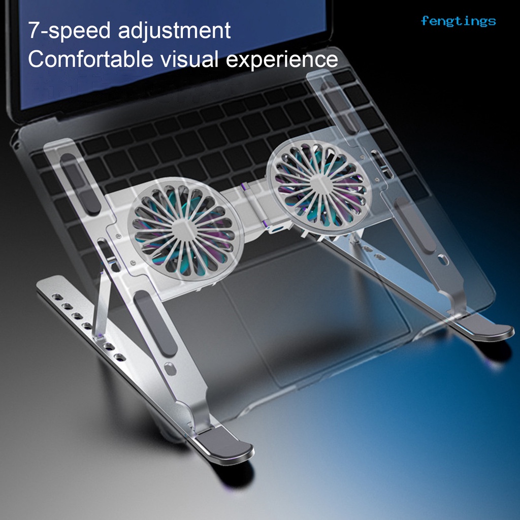 Giá Đỡ Laptop 7 Bánh Răng Tản Nhiệt Chống Trượt Có Thể Điều Chỉnh