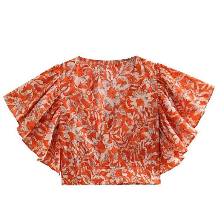 Set Đồ Thời Trang Zara 23 Món Gồm Áo Ngắn In Hoa + Quần Culottes Thắt Nút Thời Trang Mùa1165119 11656262