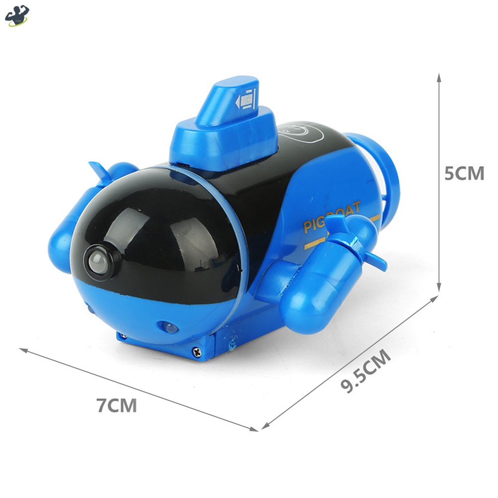 Tàu Ngầm Đồ Chơi mini Điều Khiển Từ Xa Có Đèn Cho Bé