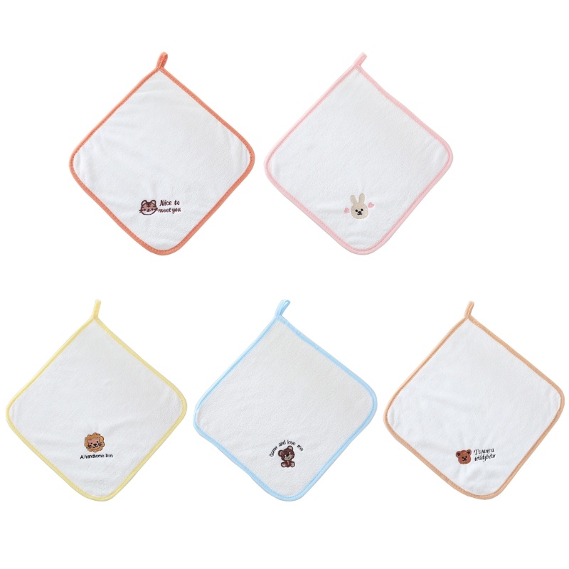 Khăn Lau Mềm Mại Họa Tiết Hoạt Hình Đáng Yêu Cho Bé