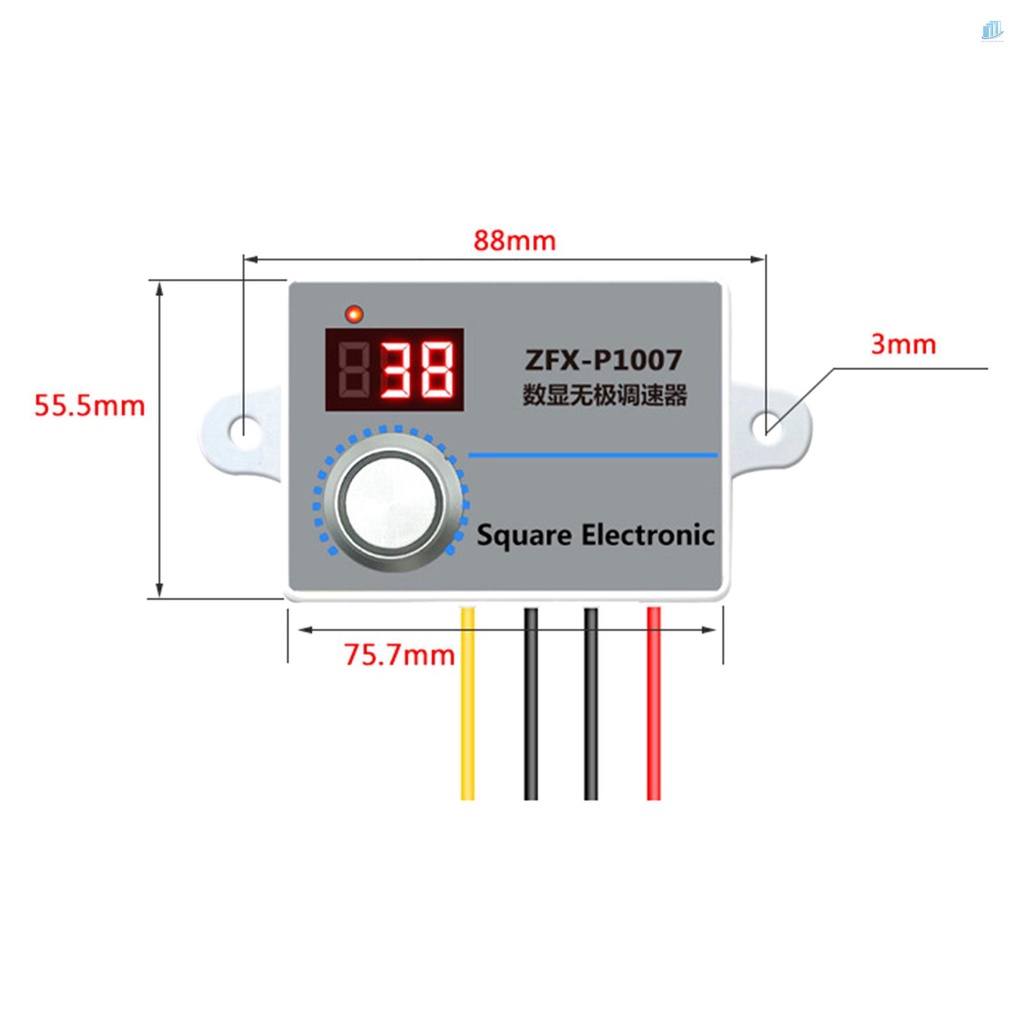 Công Tắc Điều Khiển Tốc Độ Động Cơ Bước Zf-P1007 Không Thấm Nước