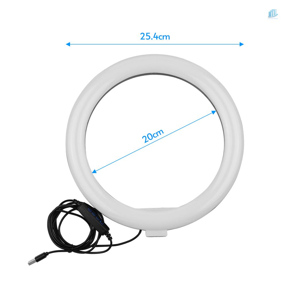 Bộ Vòng Đèn LED Ba Màu Thông Minh 10 Inch Điều Khiển Từ Xa Bạch Tuộc Hỗ Trợ Chụp Ảnh Selfie Live Stream Online Course Life Shootin
